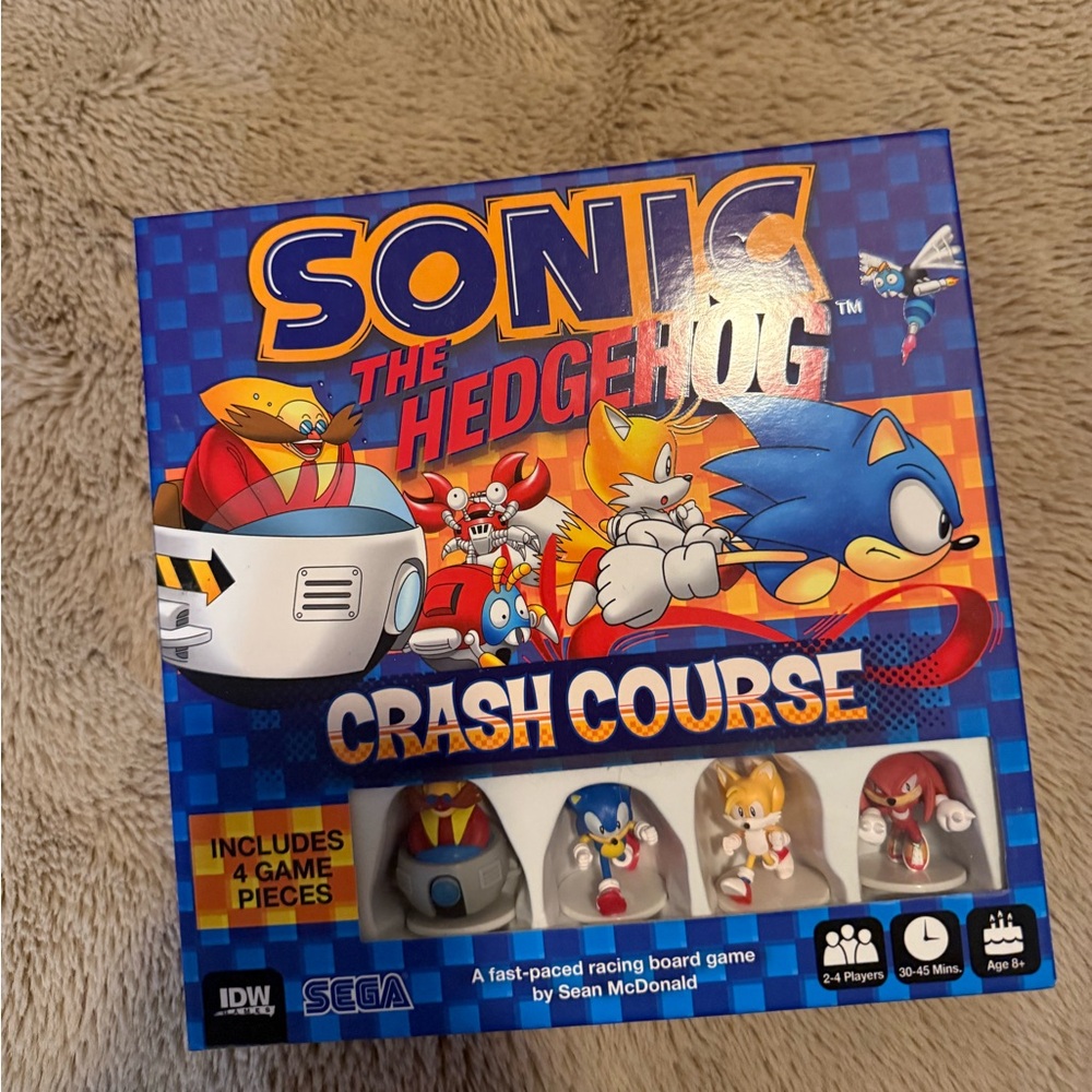 Sonic the Hedgehog Crash Course Board Game - Blue